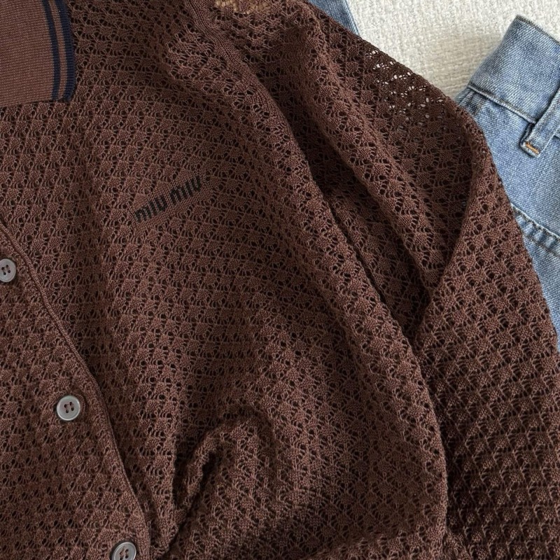 MiuMiu Polo Cardigan