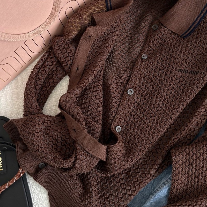 MiuMiu Polo Cardigan