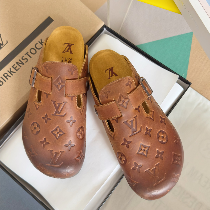 LV Birkenstock Sandals