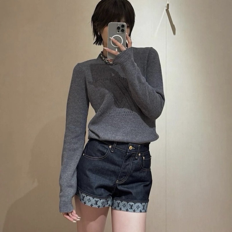 LV Denim Shorts 