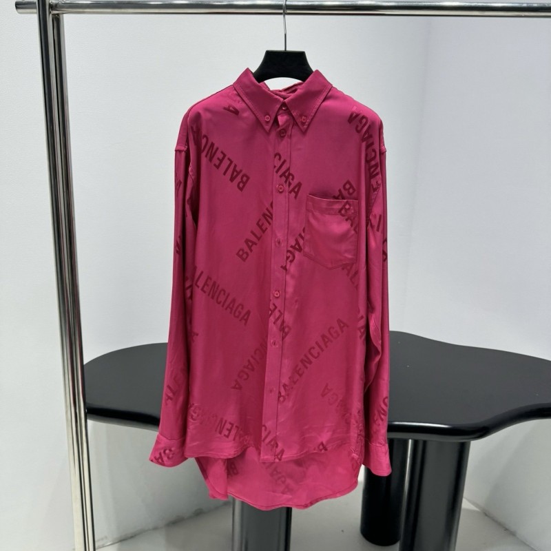 Balenciaga Logomania All Over Shirts 