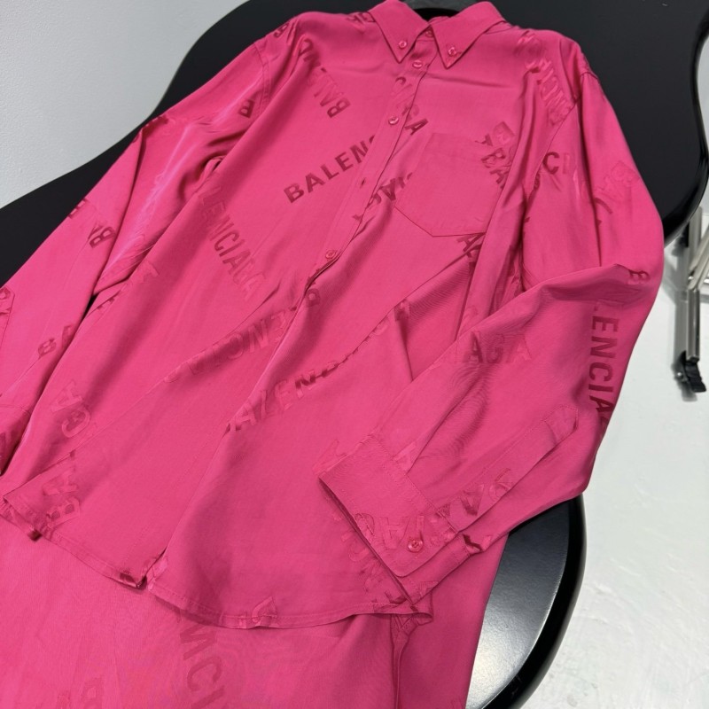 Balenciaga Logomania All Over Shirts 