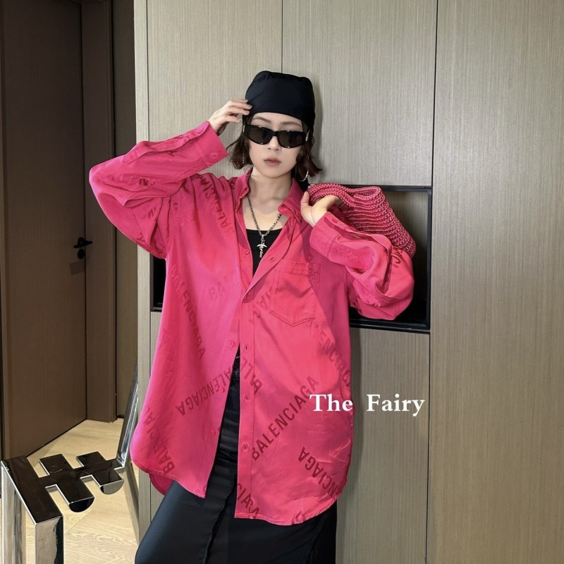 Balenciaga Logomania All Over Shirts 