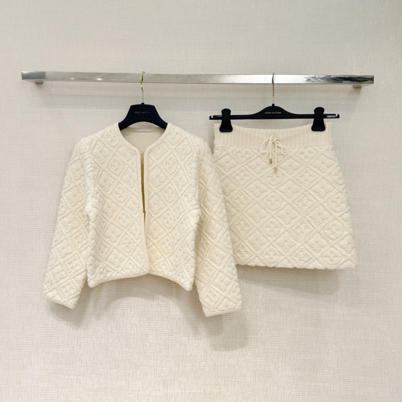 LV Cardigan & Skirt 