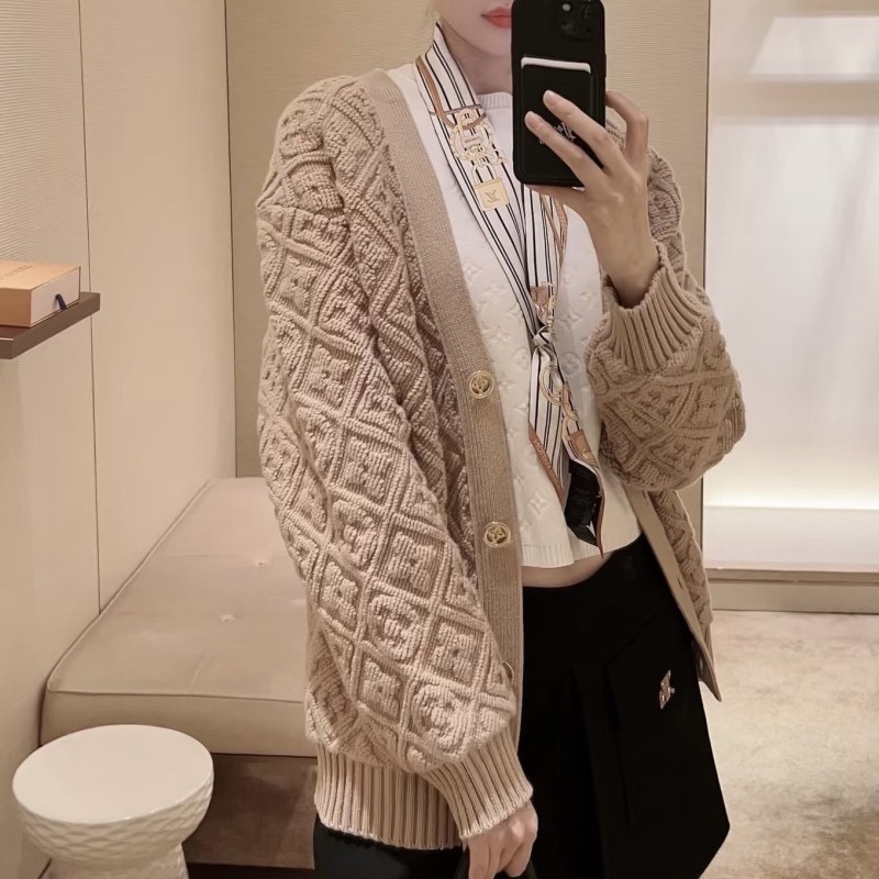 LV Cardigan & Skirt 