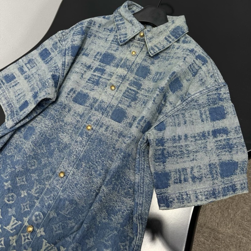 LV Denim Shirts 