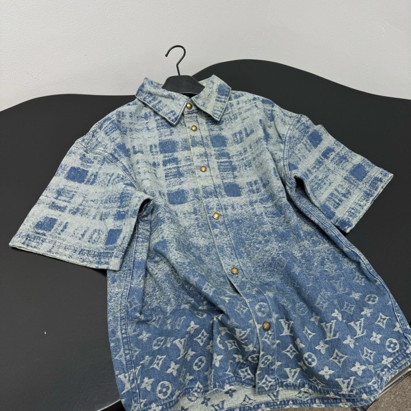 LV Denim Shirts 