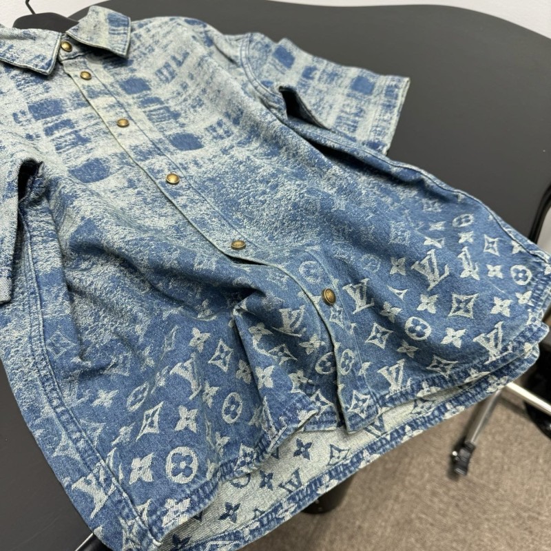 LV Denim Shirts 