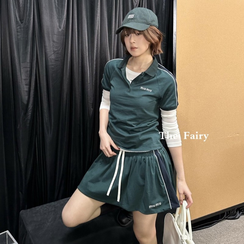 MiuMiu Polo Tee & Skirts 