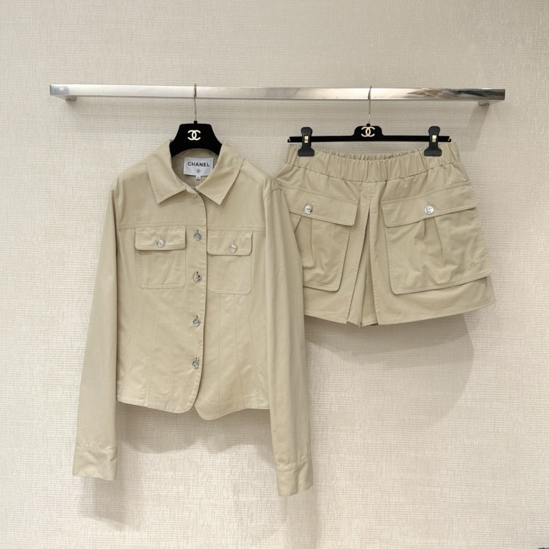 Chanel Work Shirt Jacket & Pants