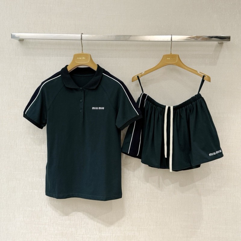 MiuMiu Polo Tee & Skirt 