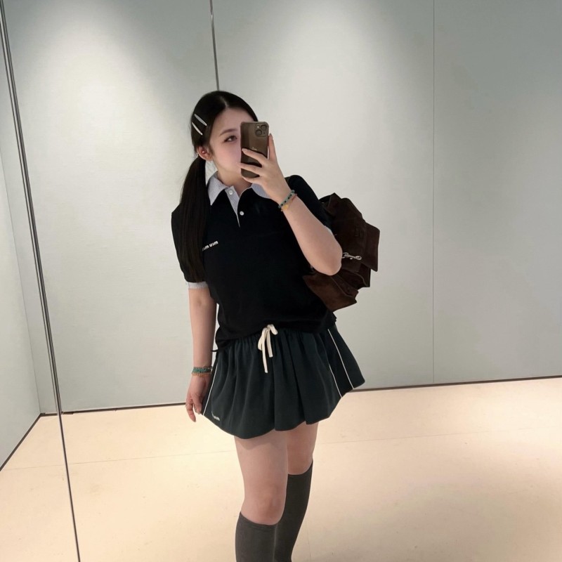 MiuMiu Polo Tee & Skirt 