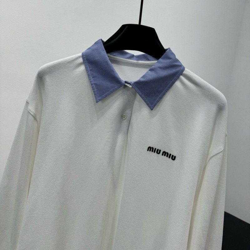 MiuMiu Long Sleeves Polo Tee