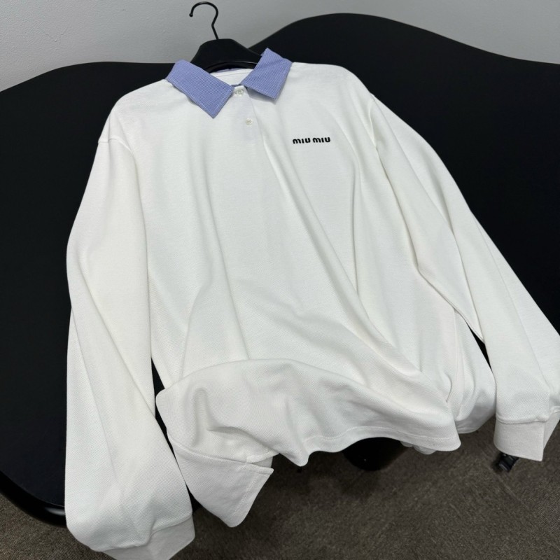 MiuMiu Long Sleeves Polo Tee