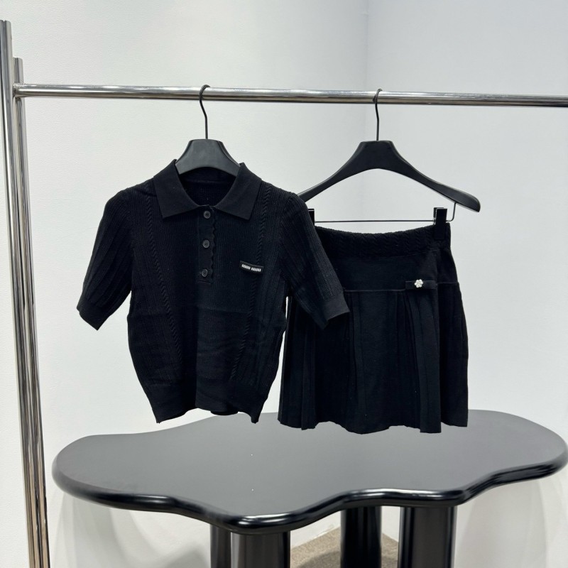 MiuMiu Polo Tee & Skirt 