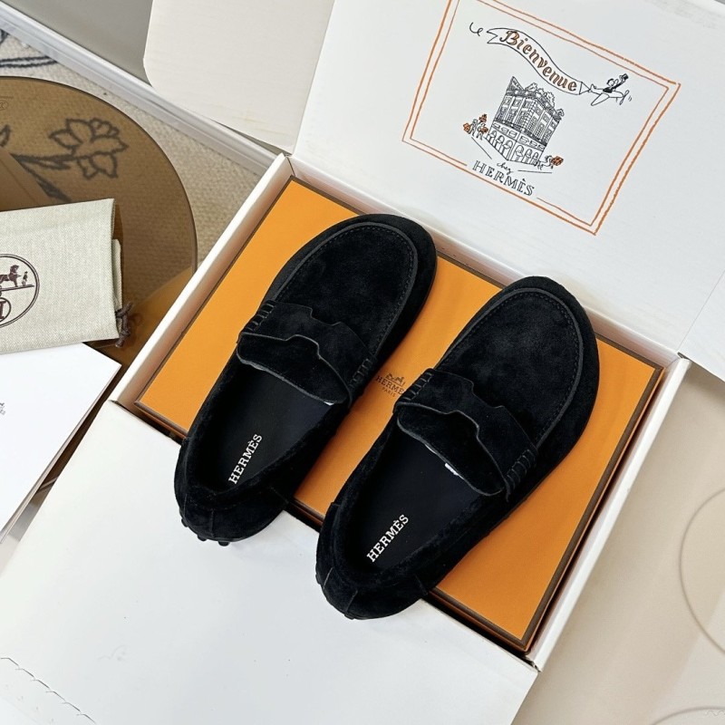 Hermes Lazy Loafers Shoes 