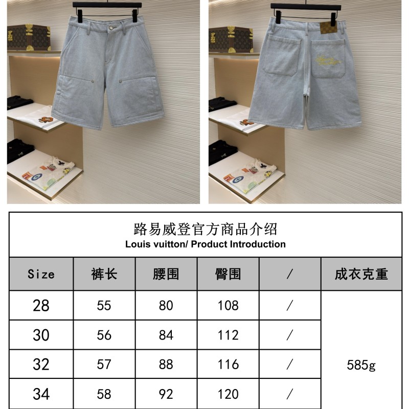 LV Denim Shorts 
