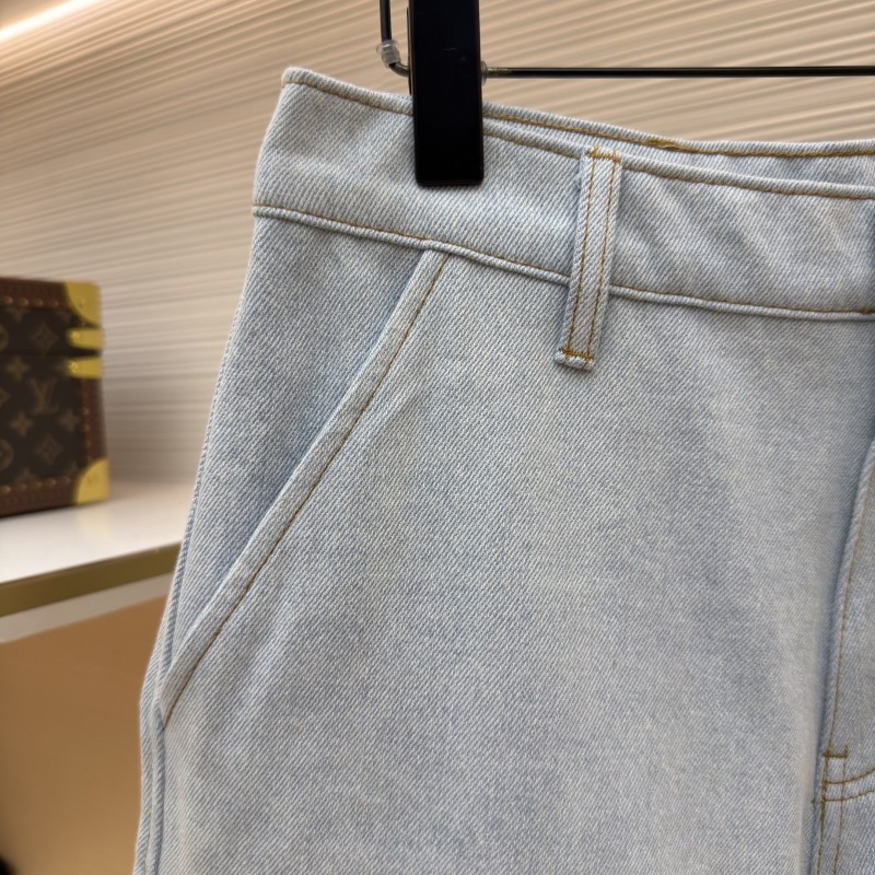 LV Denim Shorts 