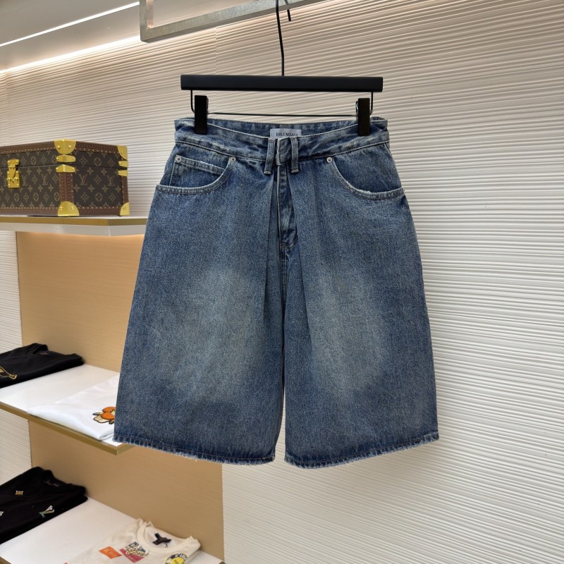 Balenciaga Denim Shorts 