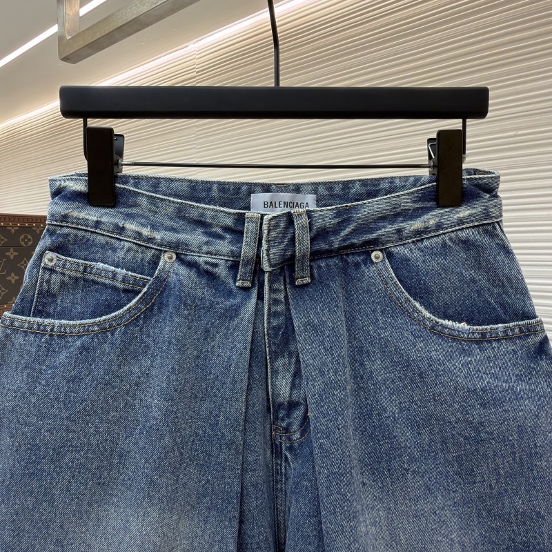 Balenciaga Denim Shorts 