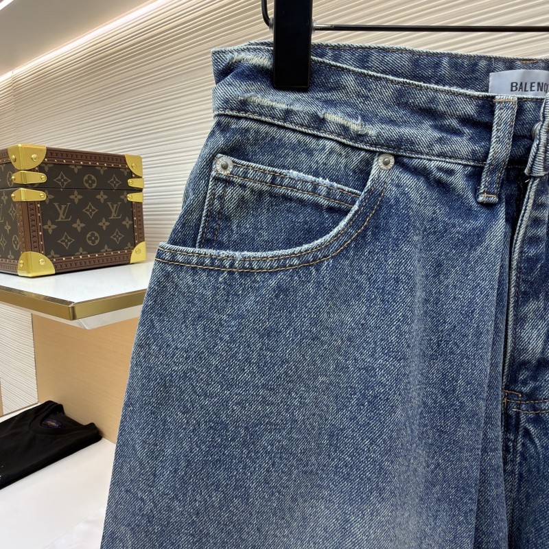 Balenciaga Denim Shorts 