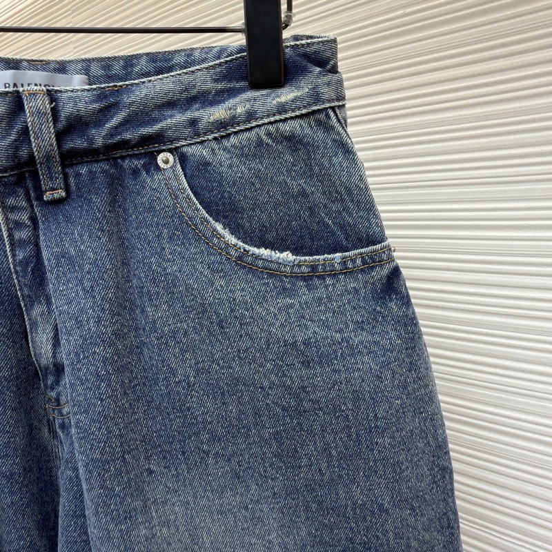 Balenciaga Denim Shorts 