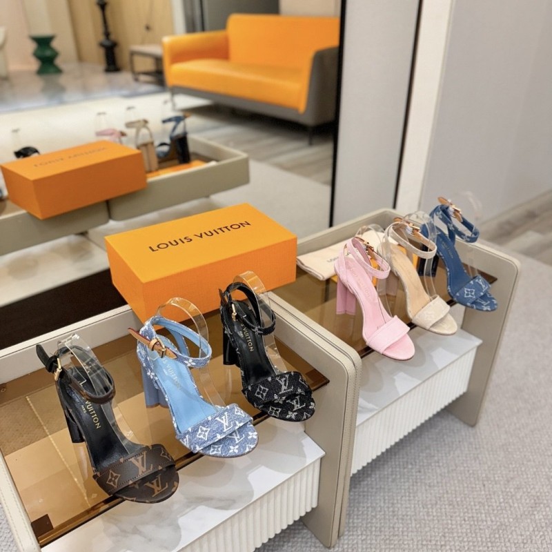 LV Heels Sandals