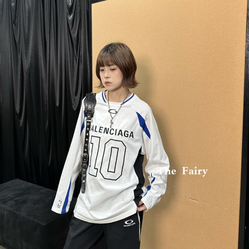 Balenciaga Unisex Long Sleeves Tee