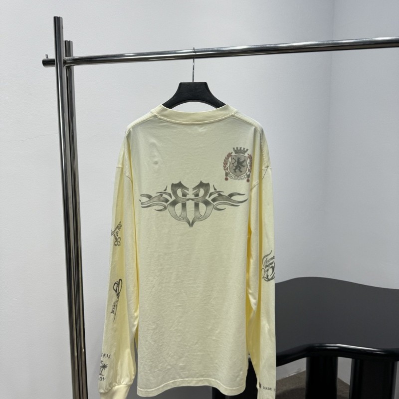 Balenciaga Unisex Long Sleeves Tee