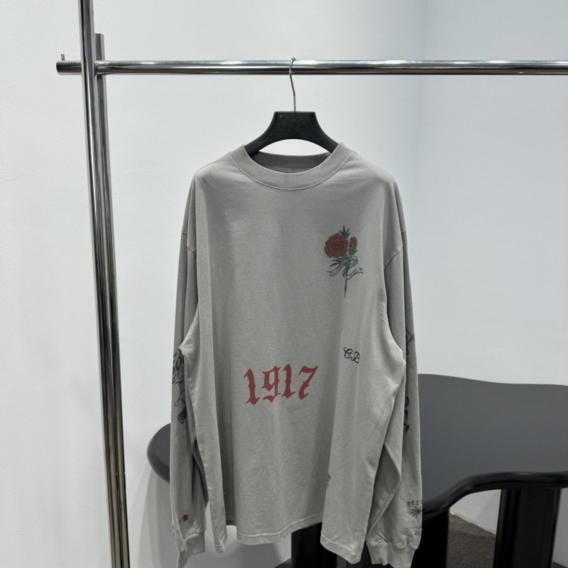 Balenciaga Unisex Long Sleeves Tee
