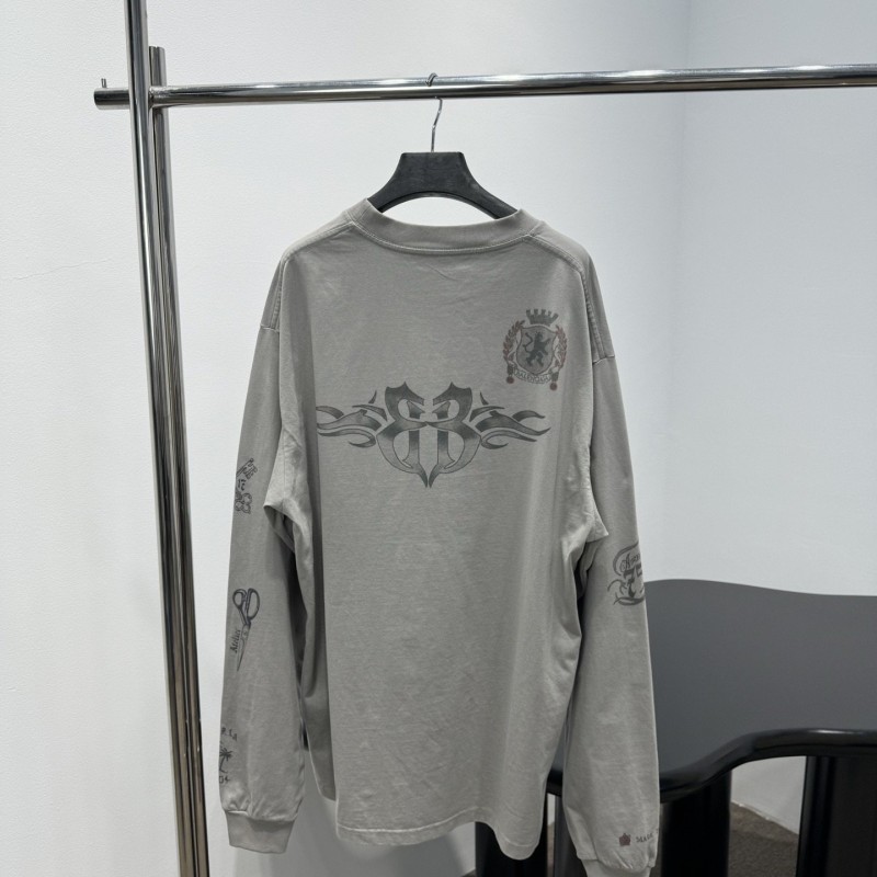Balenciaga Unisex Long Sleeves Tee