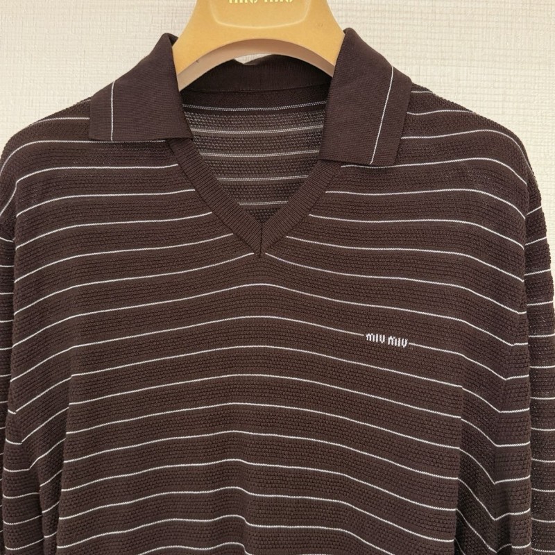 MiuMiu Polo Long Sleeves Tee