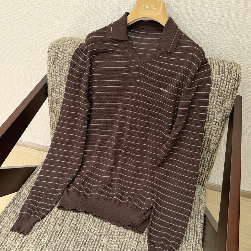 MiuMiu Polo Long Sleeves Tee