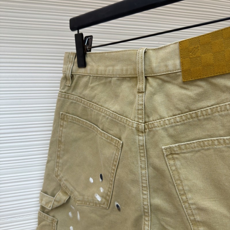 LV Denim Shorts 
