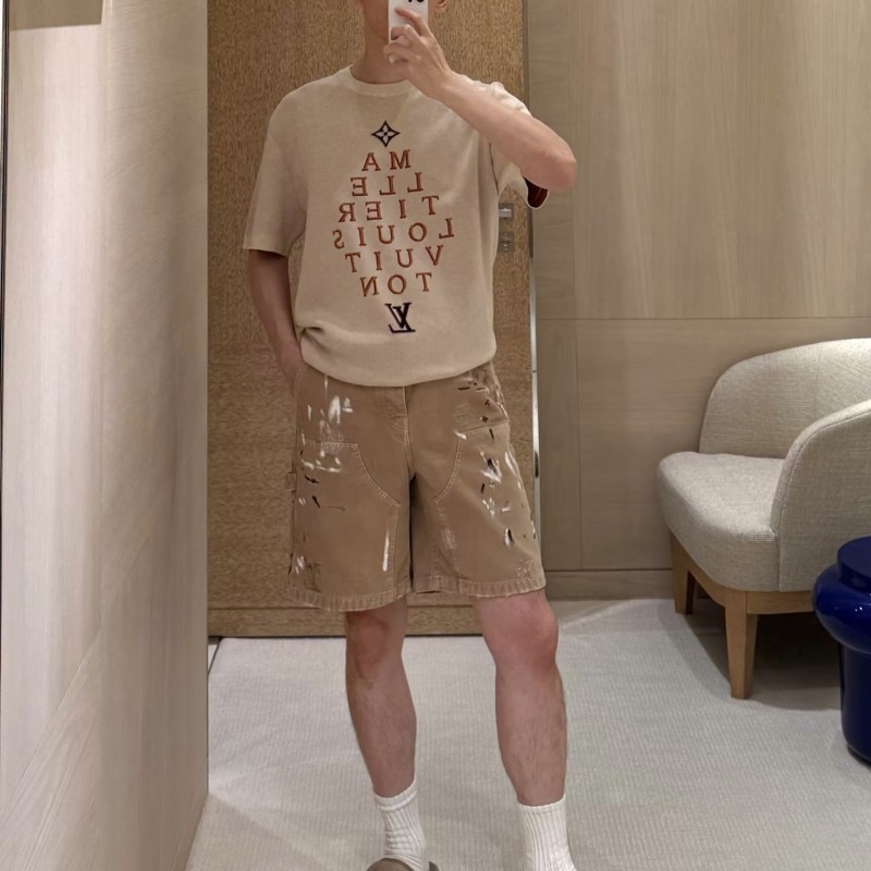 LV Denim Shorts 