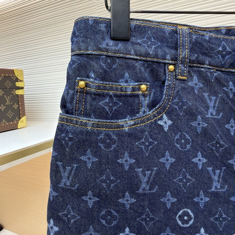 LV Denim Shorts 