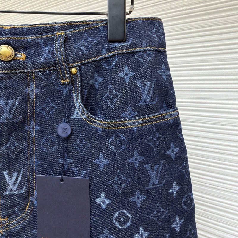 LV Denim Shorts 