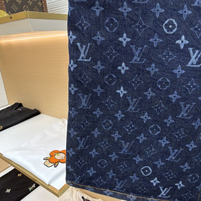 LV Denim Shorts 