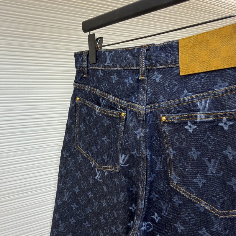 LV Denim Shorts 