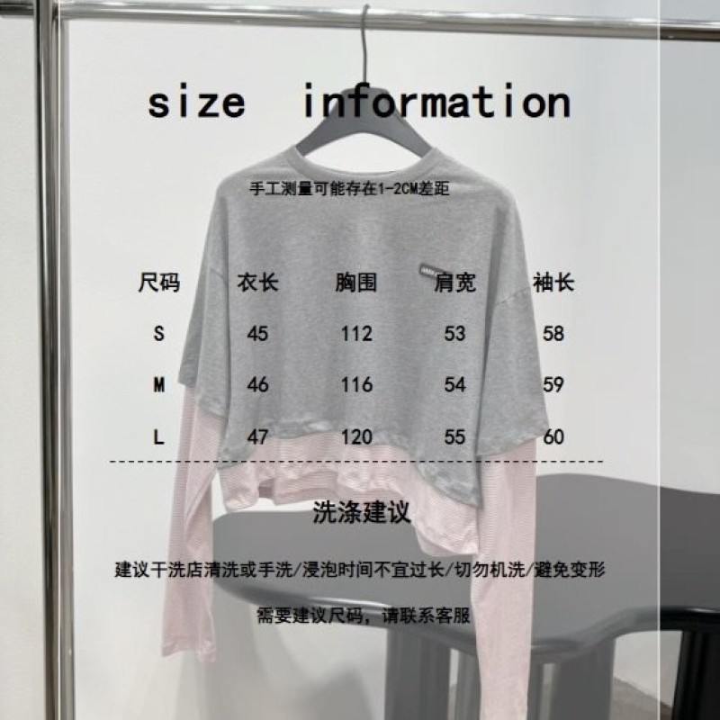 MiuMiu Long Sleeved Tee
