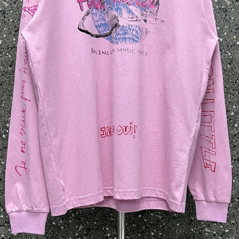 Balenciaga Unisex Long Sleeves Tee