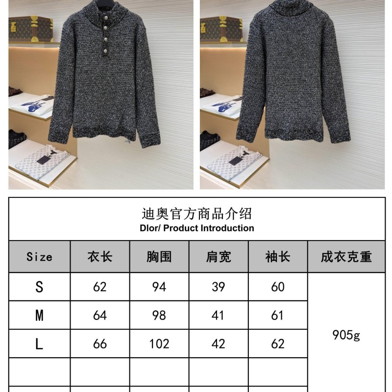 Dior Unisex Sweaters 