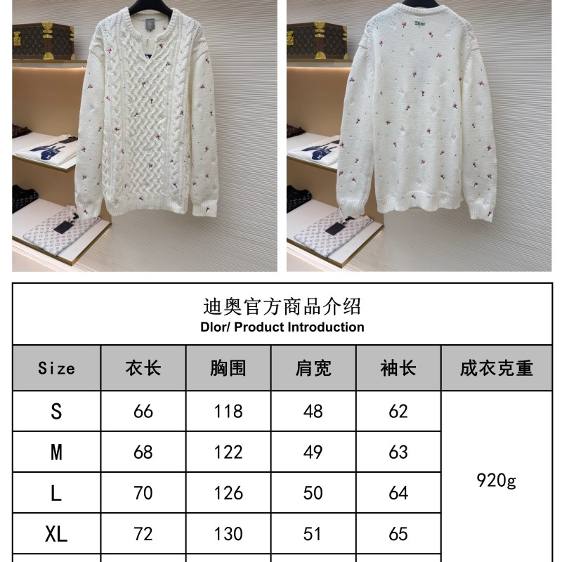 Dior Unisex Sweaters 