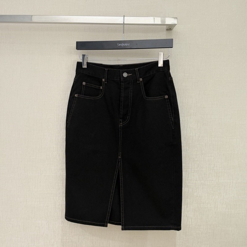 YSL Denim Skirt 