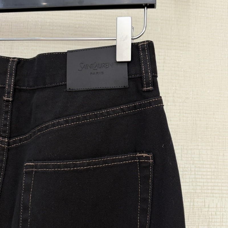 YSL Denim Skirt 