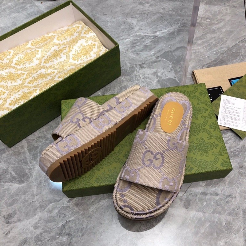 Gucci Shoes厚底拖鞋