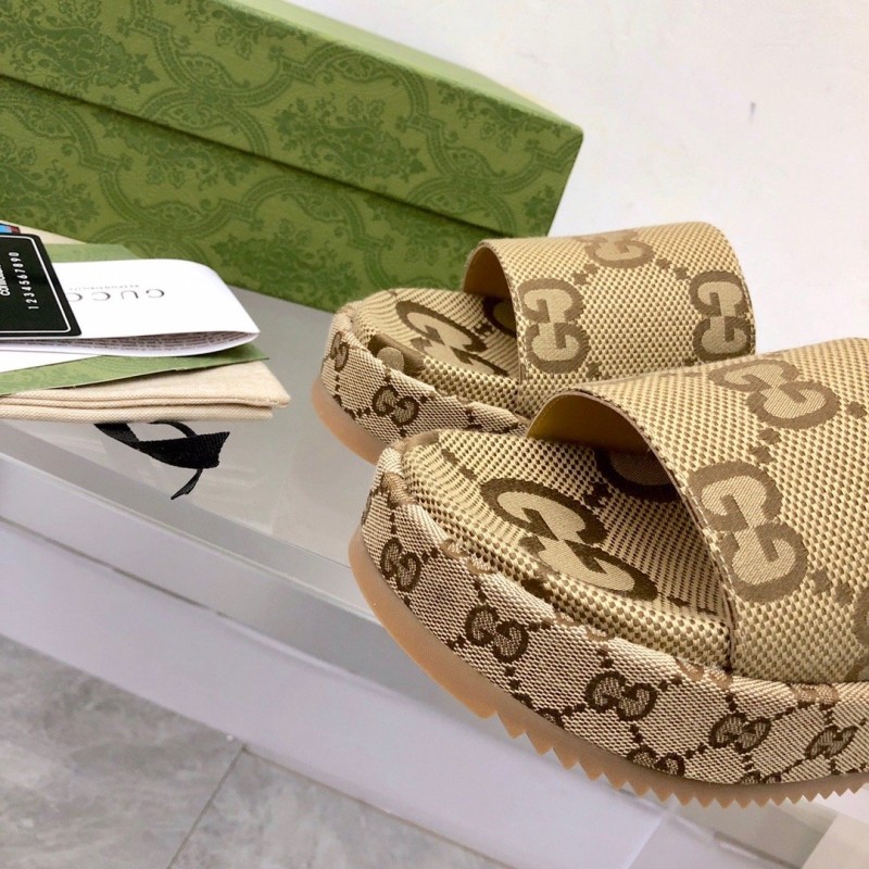 Gucci Shoes厚底拖鞋
