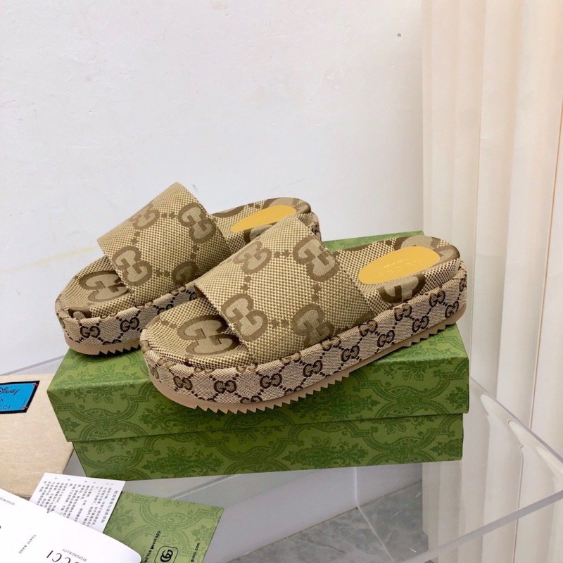 Gucci Shoes厚底拖鞋