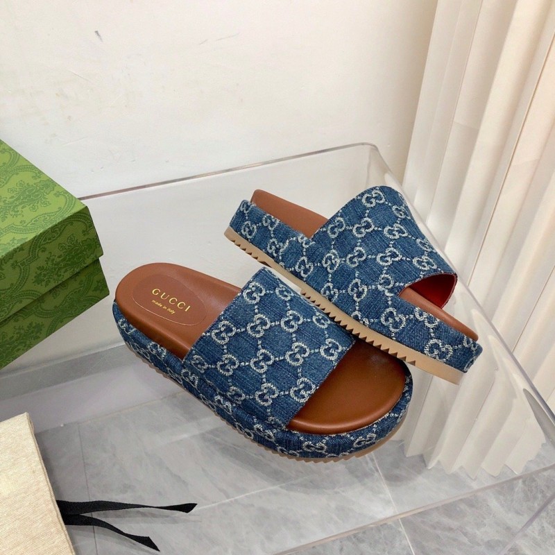 Gucci Shoes厚底拖鞋