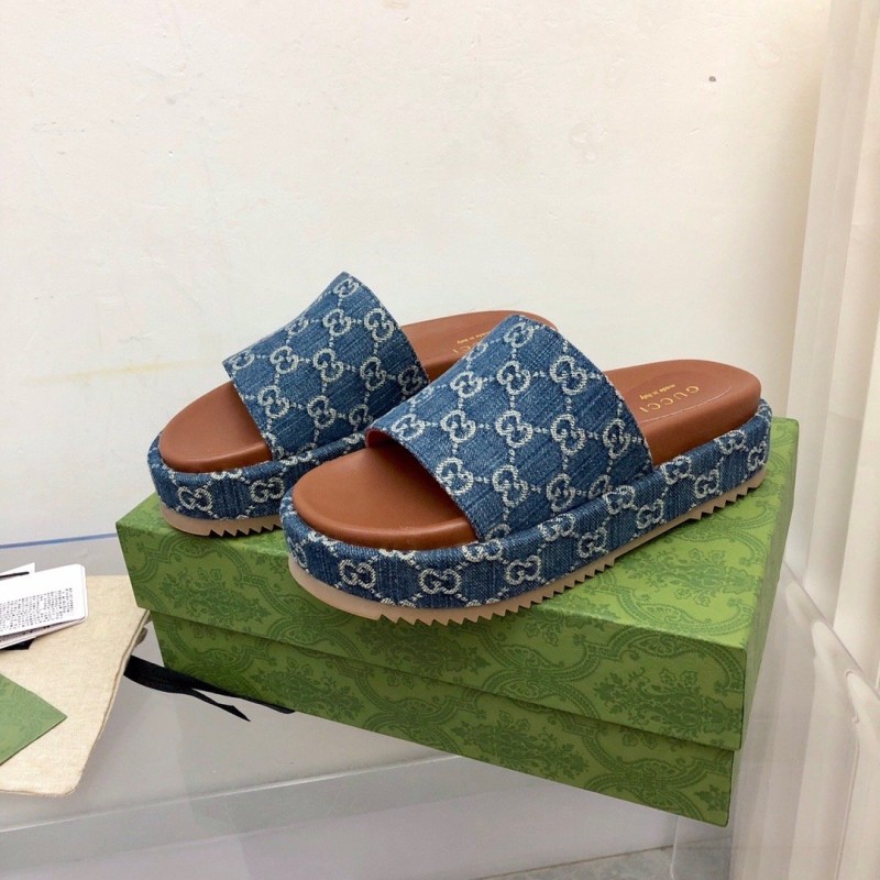 Gucci Shoes厚底拖鞋
